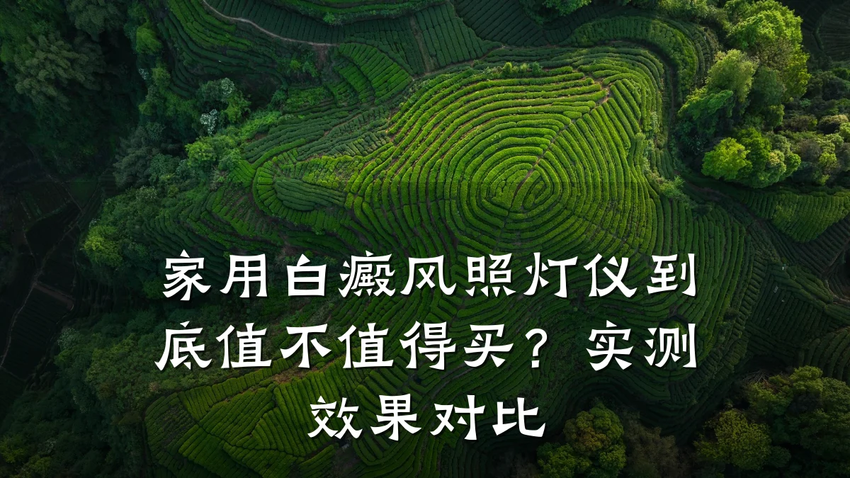 家用白癜风照灯仪到底值不值得买？实测效果对比