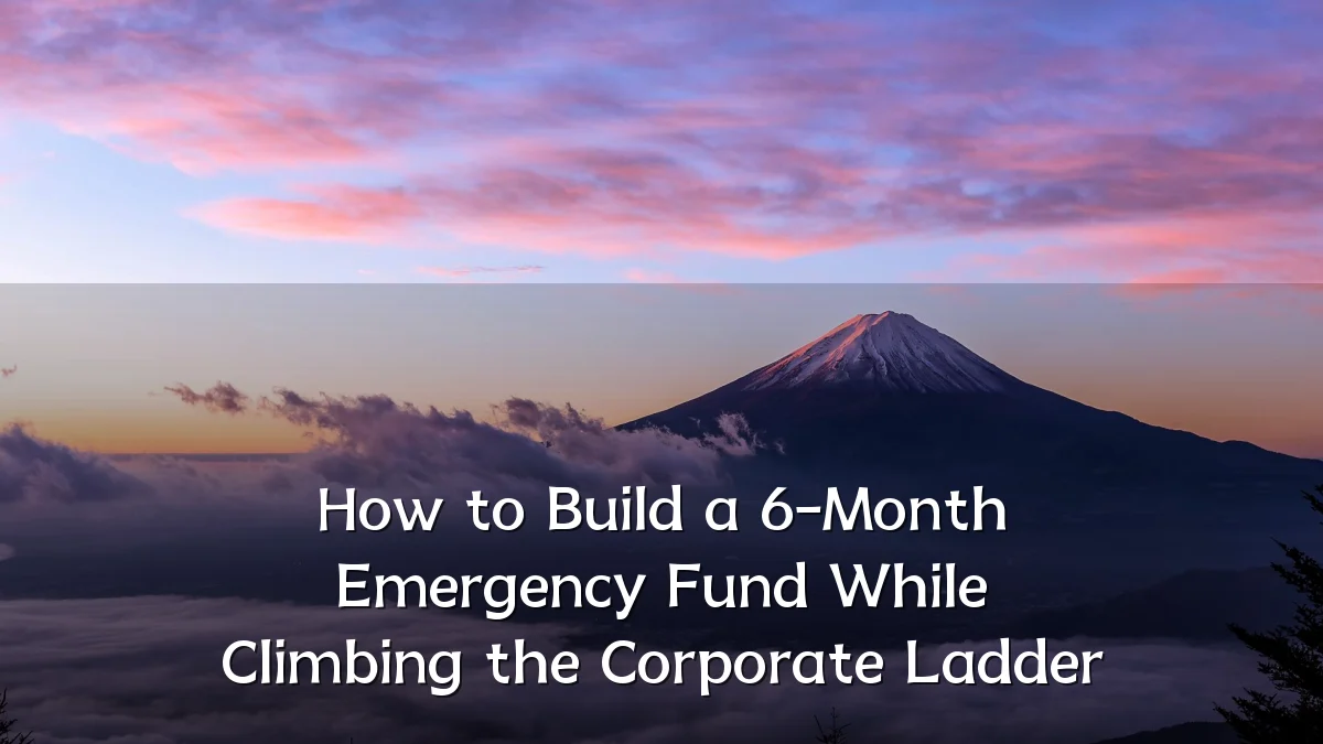 How to Build a 6-Month Emergency Fund While Climbing the Corporate Ladder