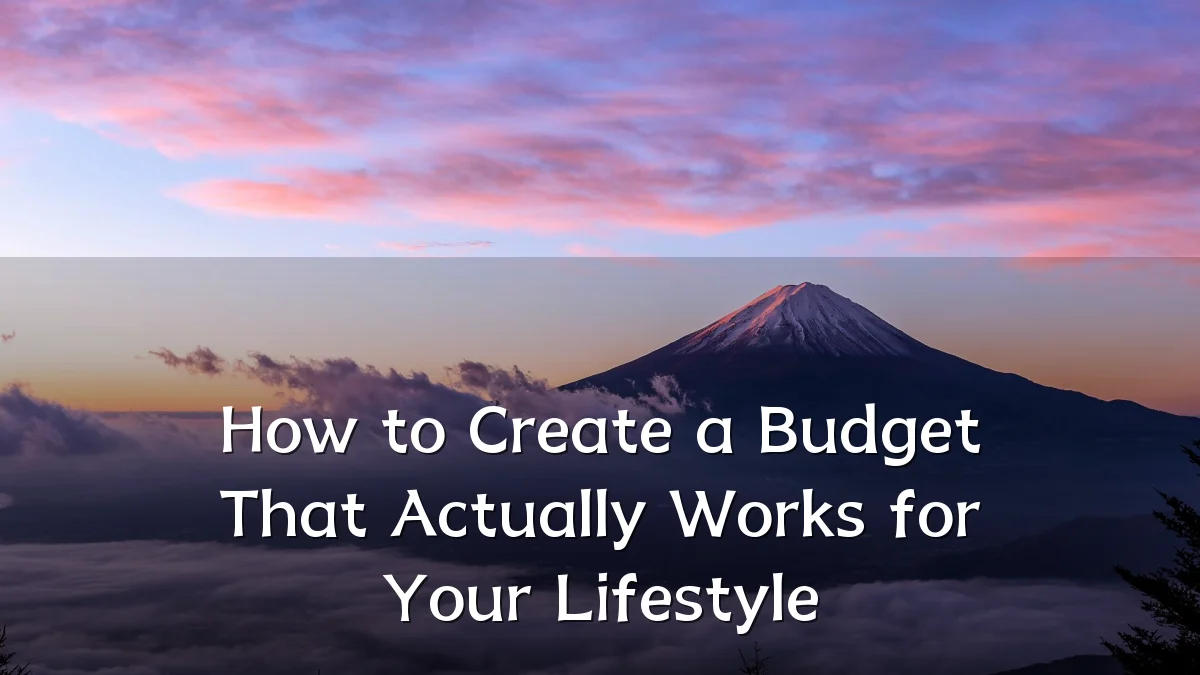 How to Create a Budget That Actually Works for Your Lifestyle