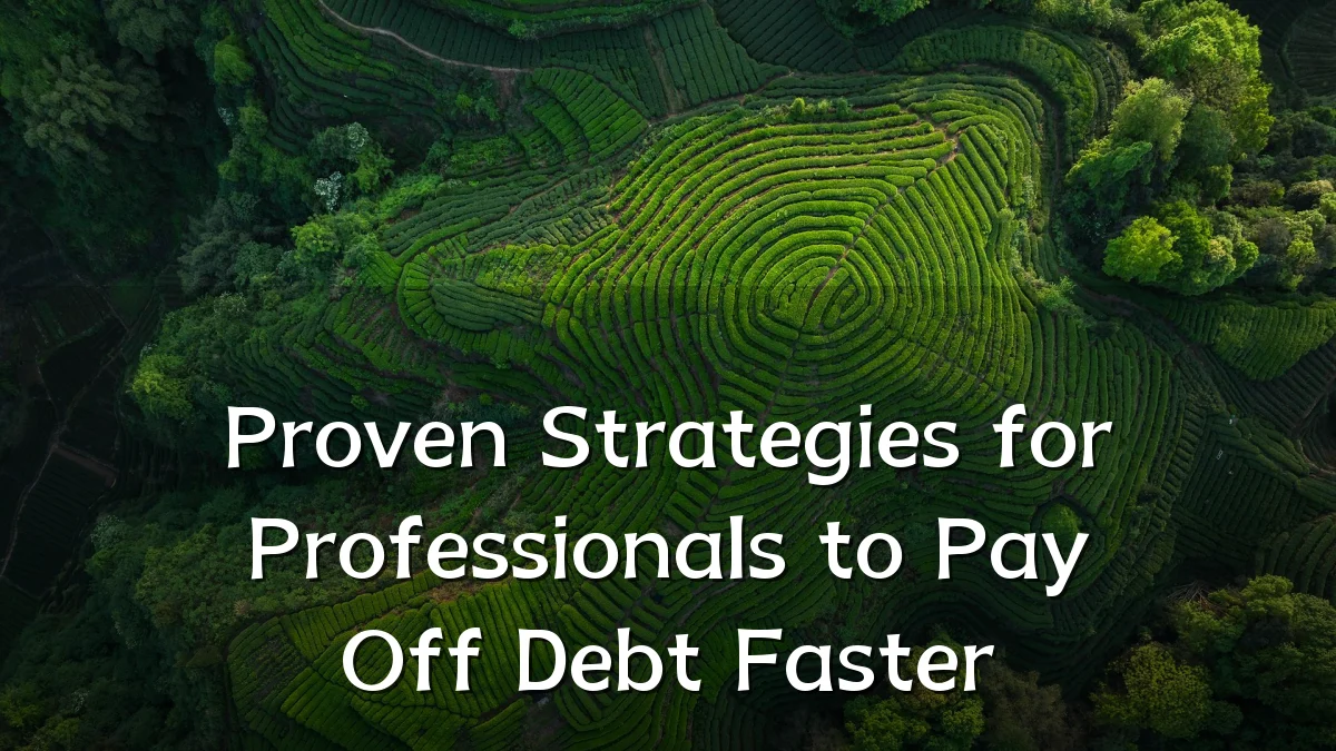 Proven Strategies for Professionals to Pay Off Debt Faster