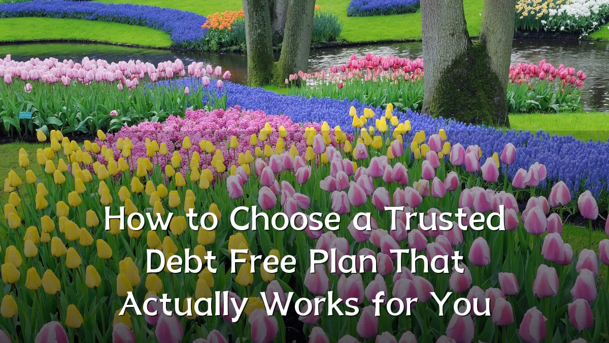 How to Choose a Trusted Debt Free Plan That Actually Works for You