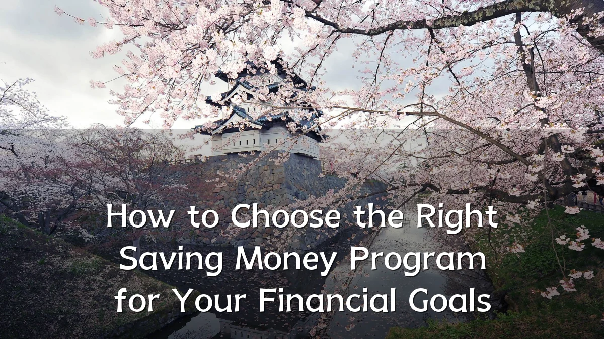 How to Choose the Right Saving Money Program for Your Financial Goals