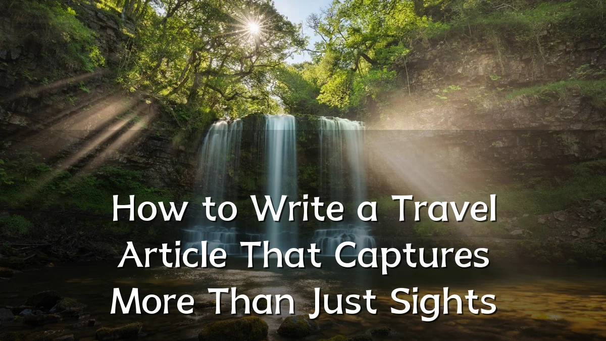 How to Write a Travel Article That Captures More Than Just Sights