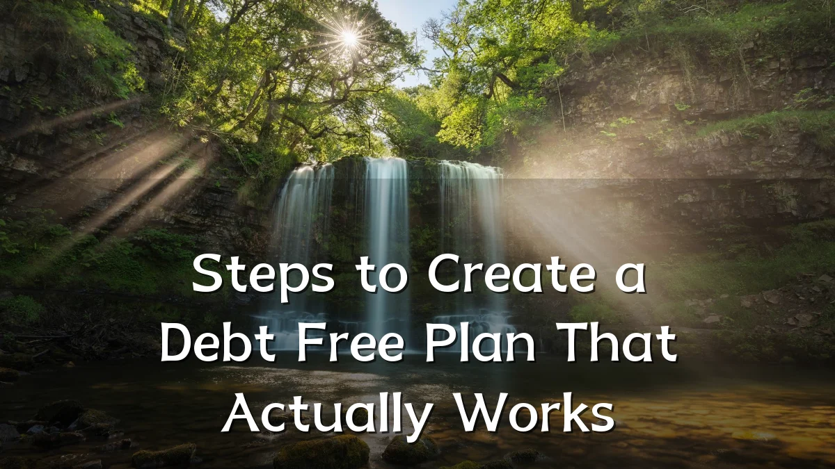 Steps to Create a Debt Free Plan That Actually Works