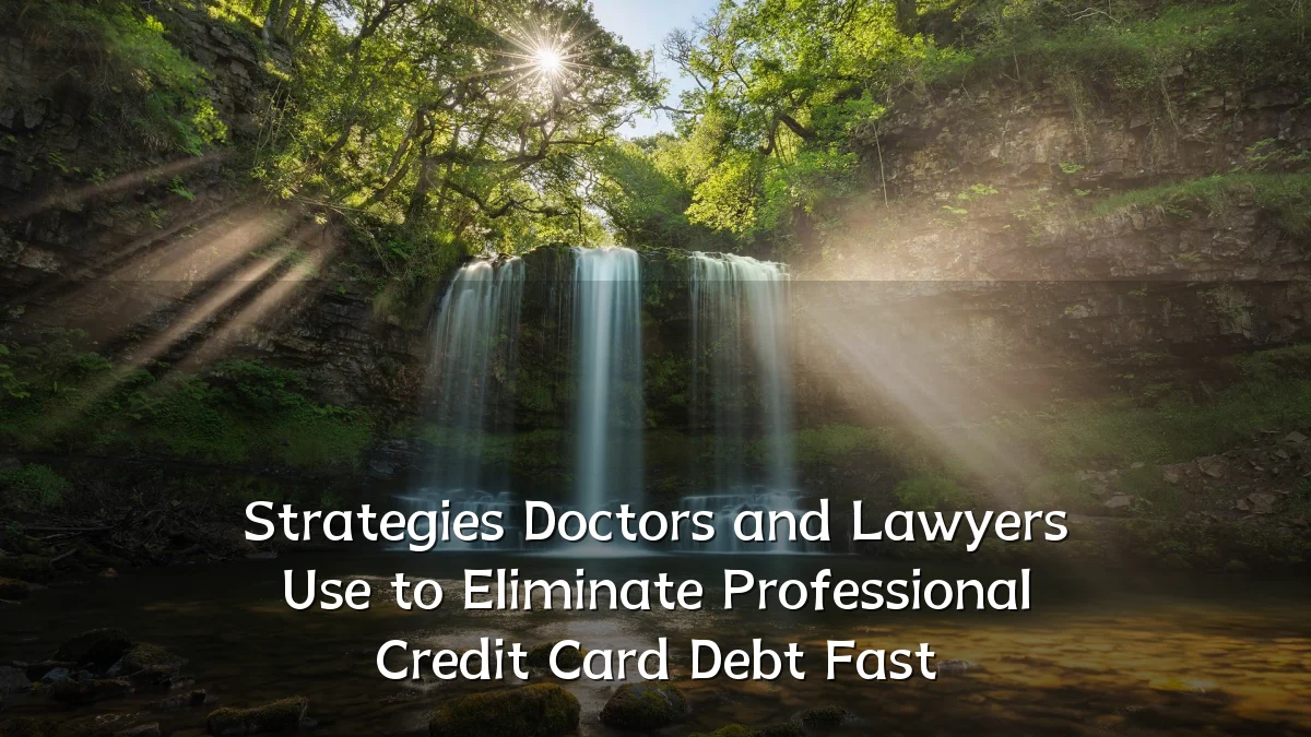 Strategies Doctors and Lawyers Use to Eliminate Professional Credit Card Debt Fast