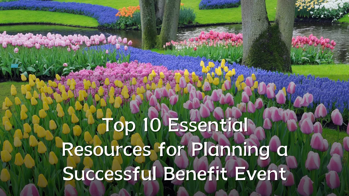 Top 10 Essential Resources for Planning a Successful Benefit Event