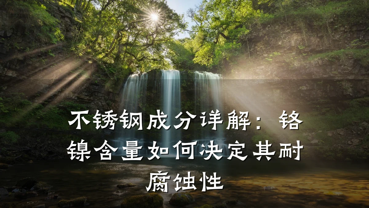 不锈钢成分详解：铬镍含量如何决定其耐腐蚀性