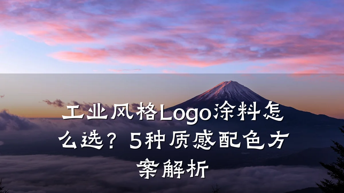 工业风格Logo涂料怎么选？5种质感配色方案解析